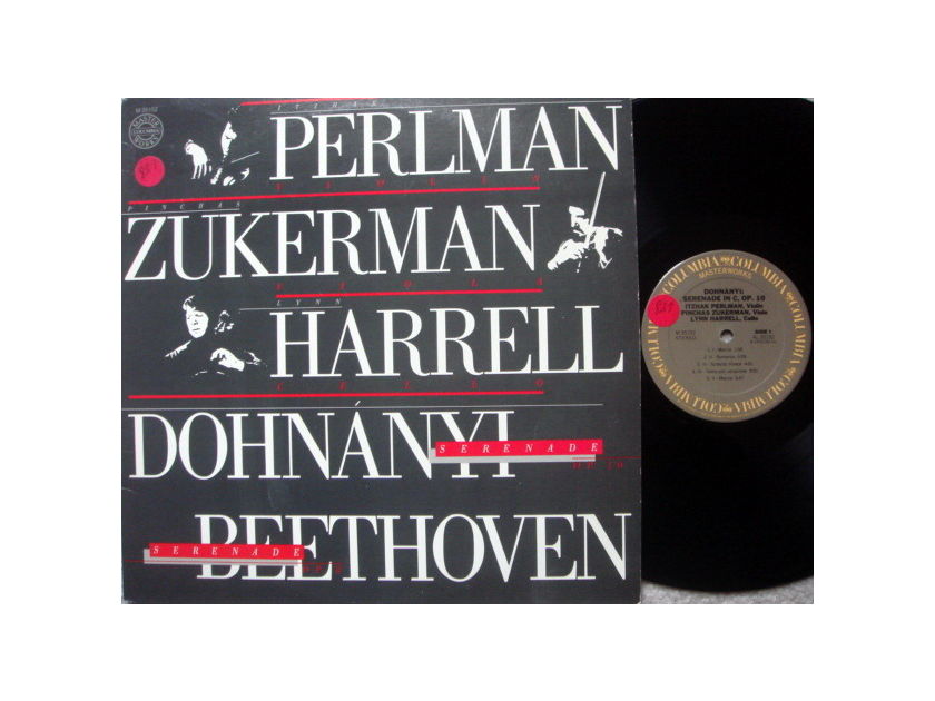 CBS / PERLMAN-ZUKERMAN-HARRELL, - Beethoven-Dohnanyi Serenades, NM!