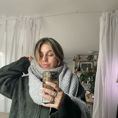 chunky zara scarf