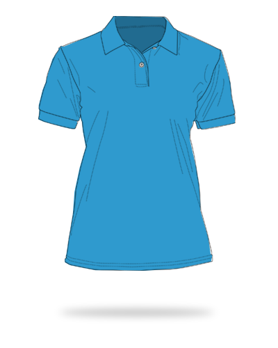 Aqua blue adult fit honeycombed cotton polo shirts sj clothing manila philippines