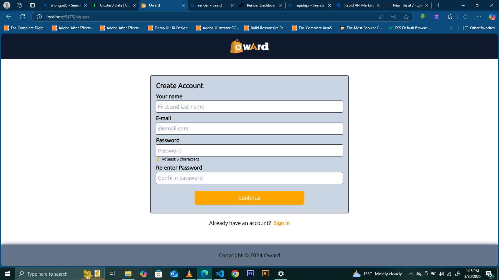 Security of online transactions developers developer - Ojee A.'s portfolio image
