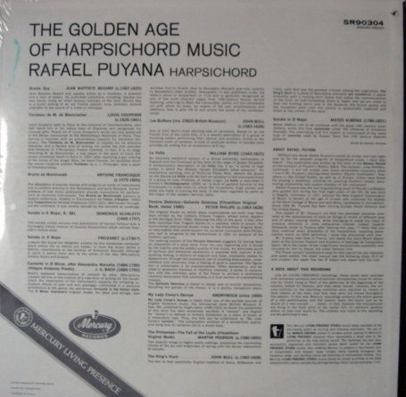 ★Sealed★ Mercury / PUYANA, - The Golden Age of Harpsich...