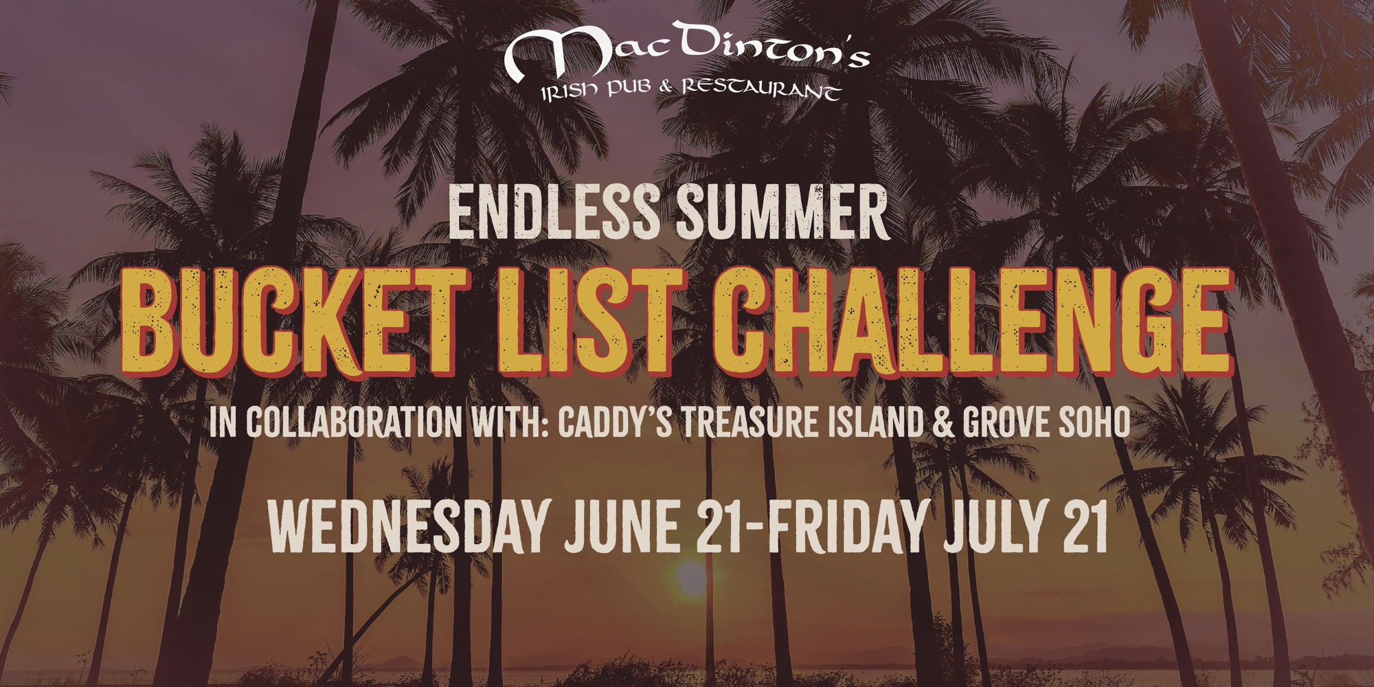 Endless Summer Bucket List Challenge promotional image
