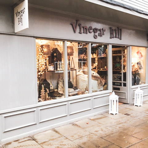 Outside Vinegar Hill Stratford-upon-Avon