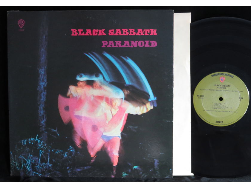 BLACK SABBATH, Paranoid [olive Warners label ARTISAN] USA EXCELLENT- LP