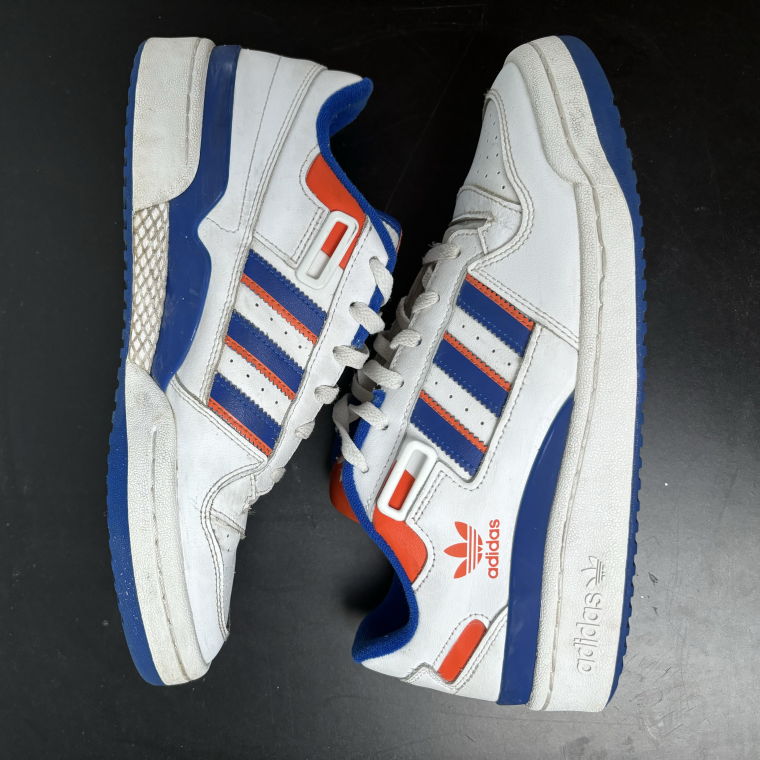 Adidas Forum white/blue/orange
