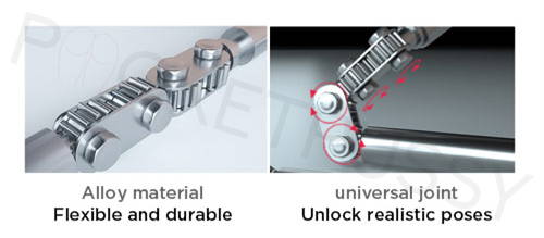Alloy metal and universal sex doll joints | SxDolled