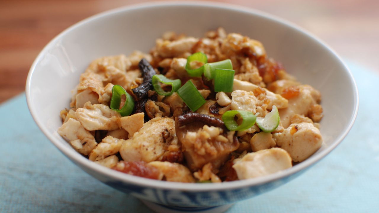 Tofu stir-fry - Southeast Asian Recipes - Nyonya Cooking