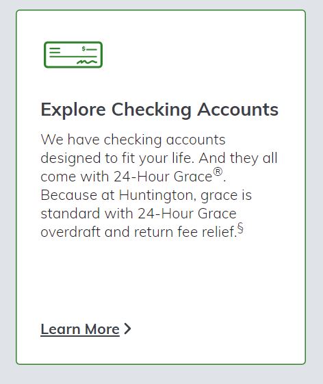 Huntington National Bank product / service