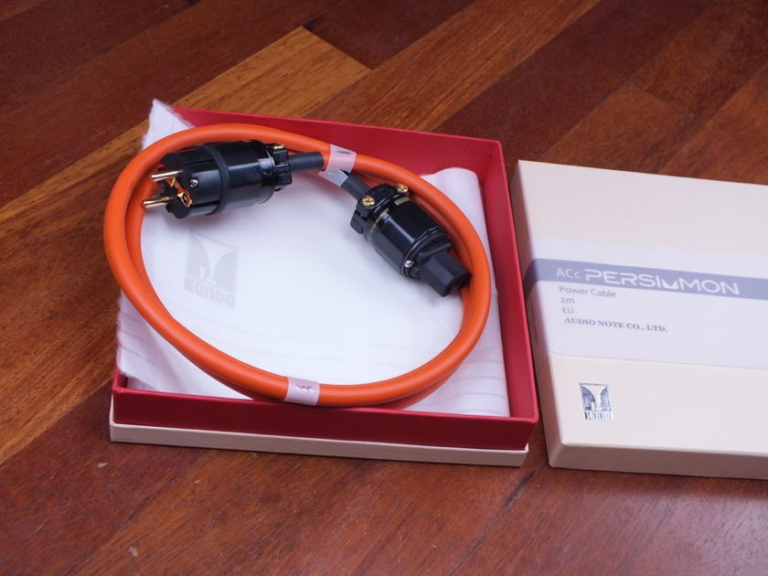 Kondo AudioNote Japan ACc Persimmon power cable 2,0 metre BRAND NEW
