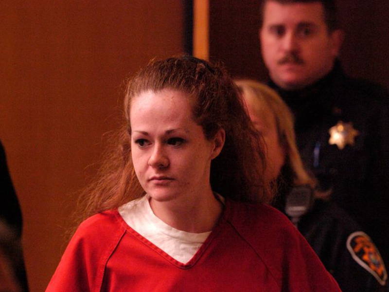 A file photo of Christa Pike entering a Knox County Criminal Court