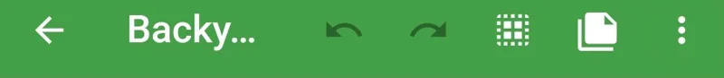 Screenshot of the three dots icon