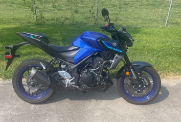 2022 YAMAHA MT-03 motorcycle for rent near Maryville, TN