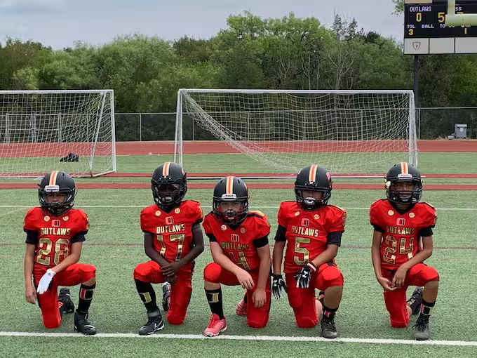 Outlaws Football Team Photo