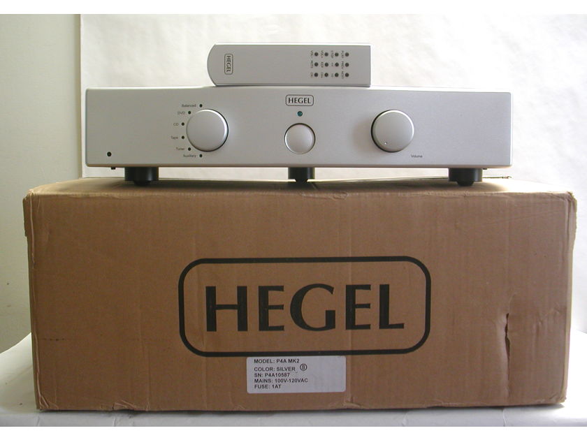 Hegel P4A Mk2 High-End Preamplifier (Silver) - Pre-Owned