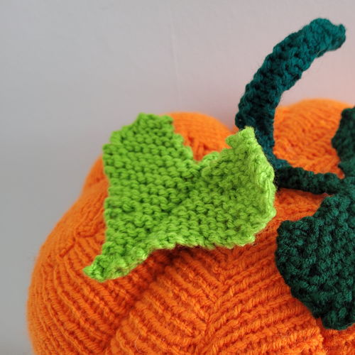 Halloween pompoen kussen in 8 lagen