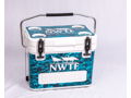 Mammoth Cooler 15 Quart Cruiser in Mossy Oak Agua Camo with NWTF Logo