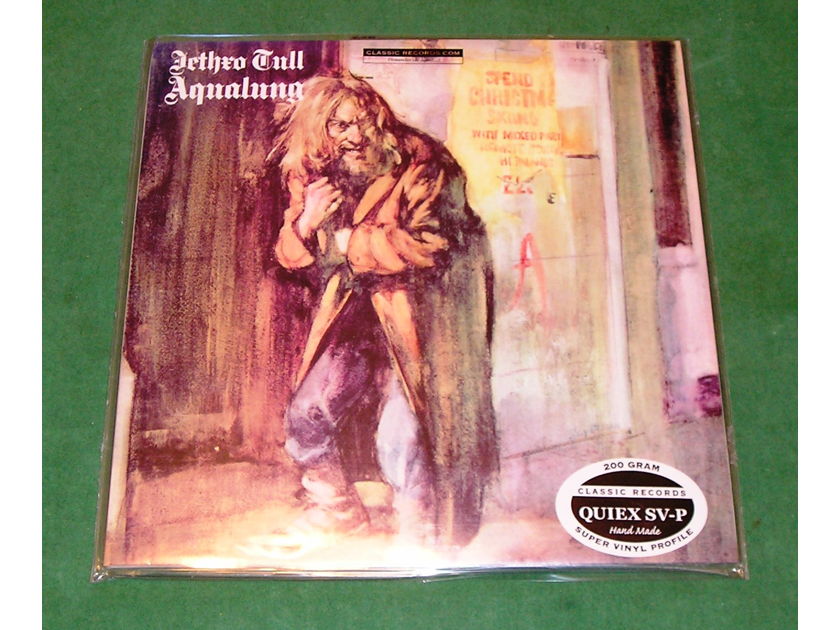 JETHRO TULL *AQUALUNG* - CLASSIC RECORDS 200 GRAM PRESS *SEALED* !!! LONG OUT OF PRINT !!!