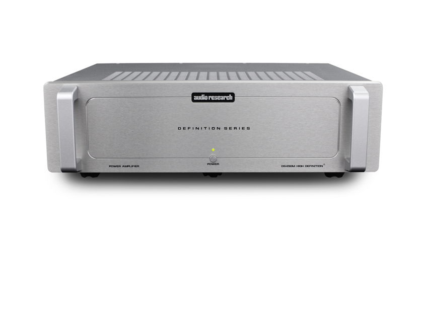 Audio Research  DS450 M Silver MonoBlock Pair Solid State Amplifiers with warranty.