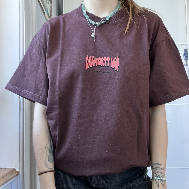 T-shirt Carhartt brun - unisex