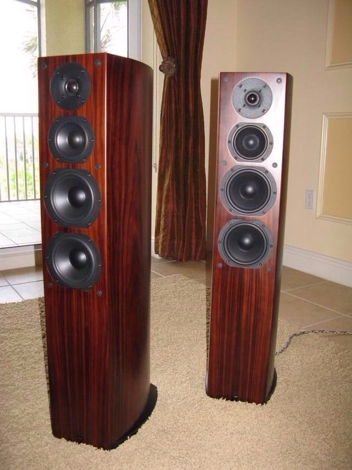 Era D14 D4 D5LCR Speakers 5.0 system in Rosewood PEACHT...
