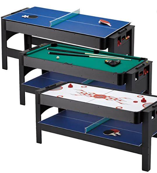 Experience the convenience, durability and low price of the Fat Cat Original 3-in-1, 6-Foot Flip Game Table.