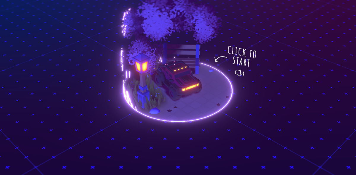 Screenshot of Bruno Simon, from the cool websites collection.