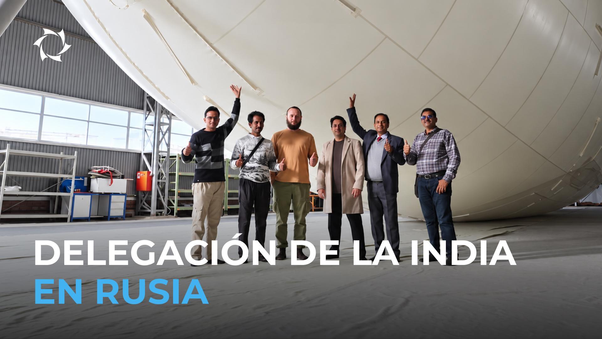 Socios de la India visitaron las instalaciones de Sovelmash y AERONOVA