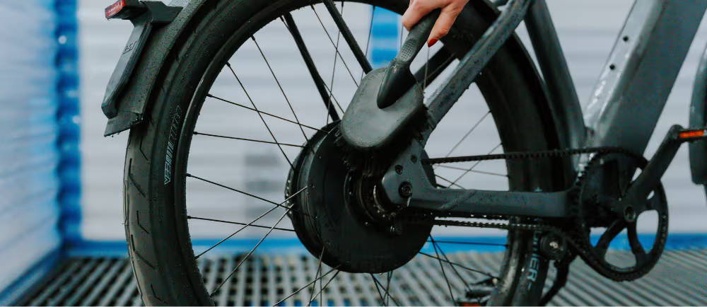 schoonmaken van de ketting