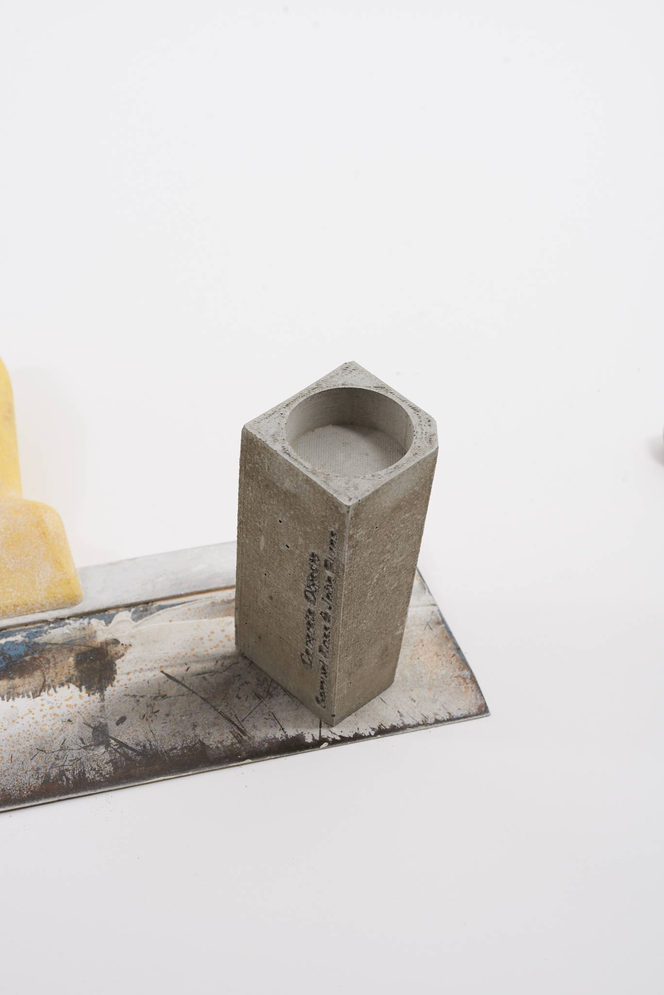 ss18 h lorenzo candle holder homeware concrete objects samuel ross