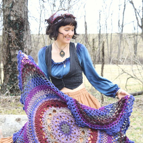 Lotus Mandala Deken - Morale Fiber