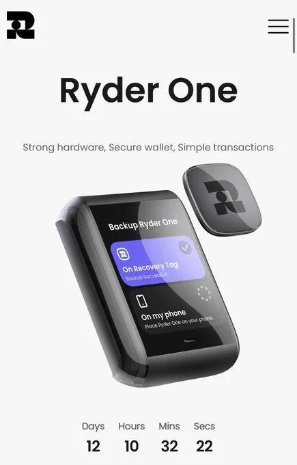 Ryder Crypto wallet