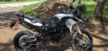2013 BMW F800GS motorcycle for rent near Friendswood, TX