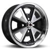 klassik rader 914 black machined wheel