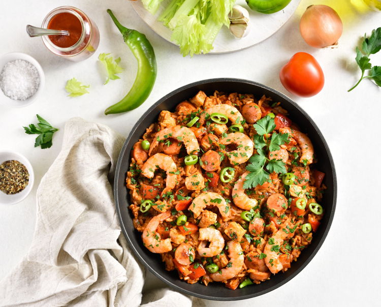 Photo of *NEW*  Gulf Coast Shrimp and Andouille Jambalaya 