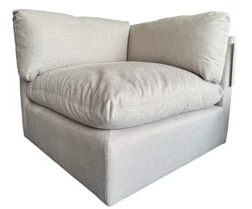 Fluffy Modular 5 Piece + Ottoman