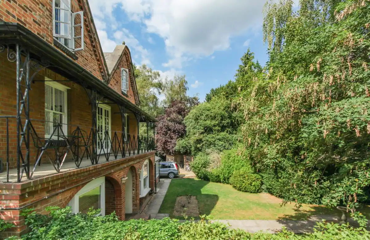 View of the property from outside - showing greenery