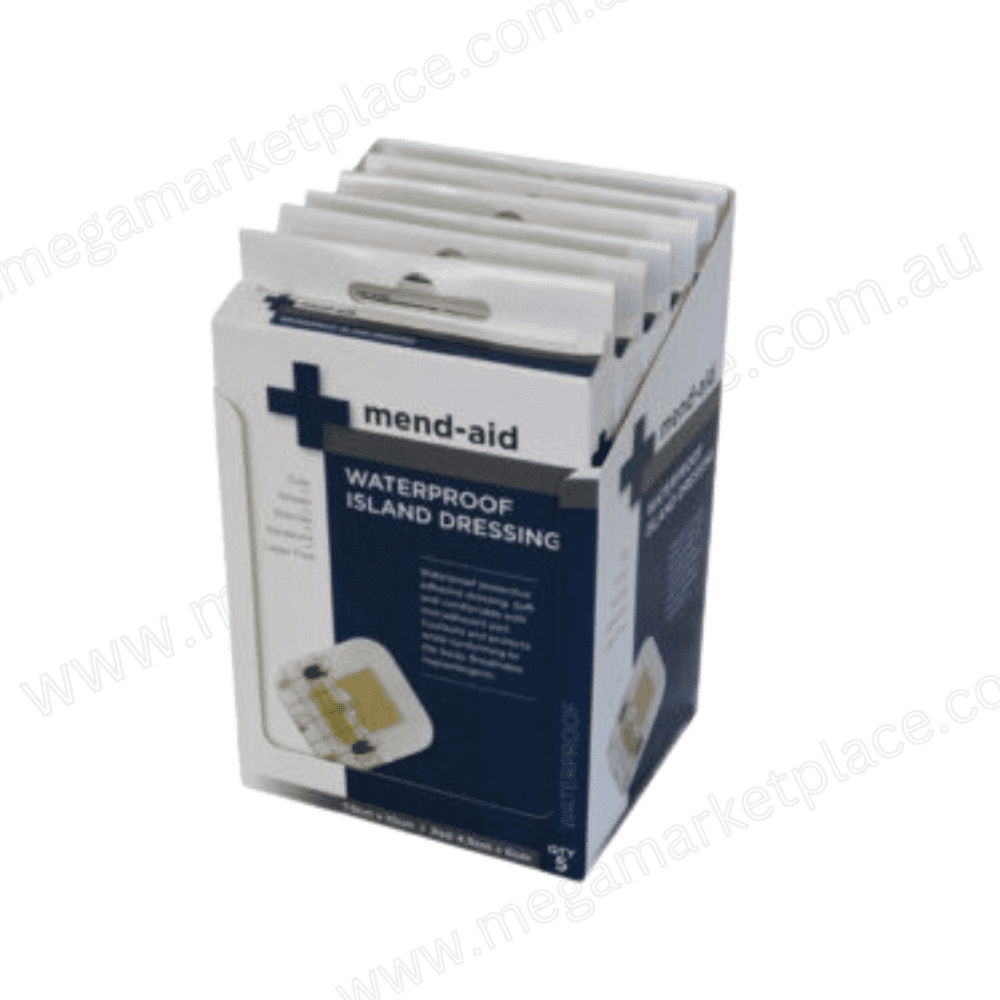 MEND-AID-WATERPROOF-ISLAND-DRESSING-7.5CM-X-10CM-X5-RETAIL-PK-X6
