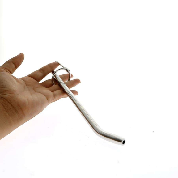 curved urethral device