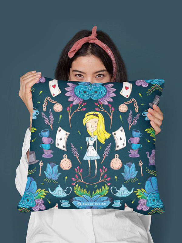 Zacchissimi Alice in Wonderland Cushion