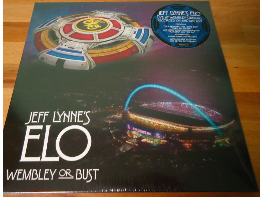 Jeff Lynne and ELO - Wembley or Bust New / Sealed - Three 180g LPS with Digital Download