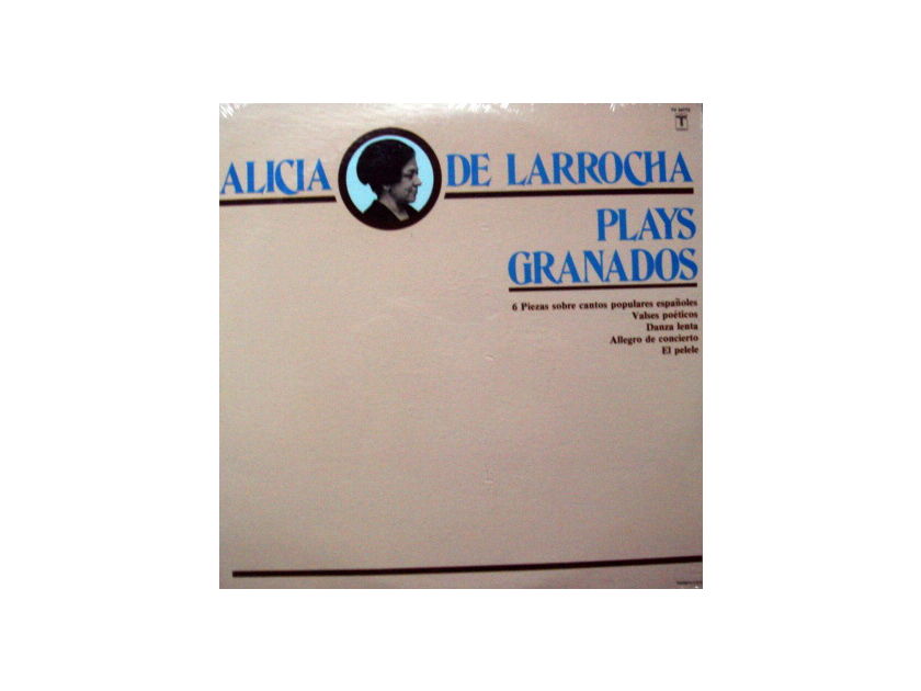 ★Sealed★ Vox Turnablut /  - ALICA DE LARROCHA plays Granados!