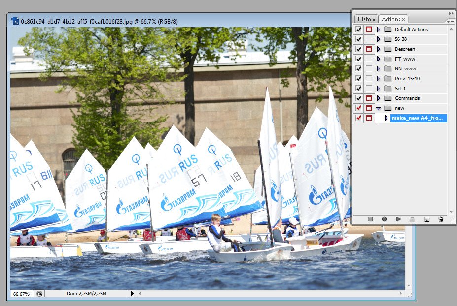 А4 в Фотошоп - создание формата из фотографии
