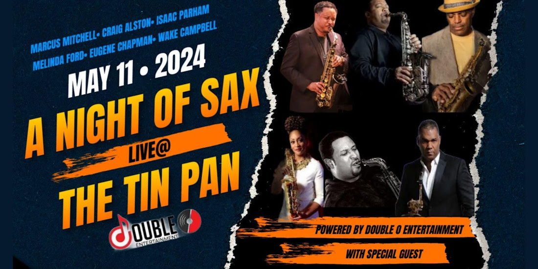 A Night of Sax At The Tin Pan promotional image