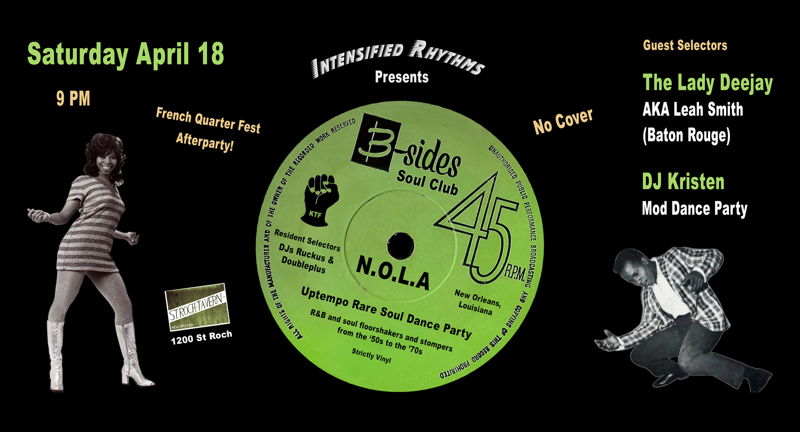 B-Sides Soul Club + DJ Kristen & The Lady DJ