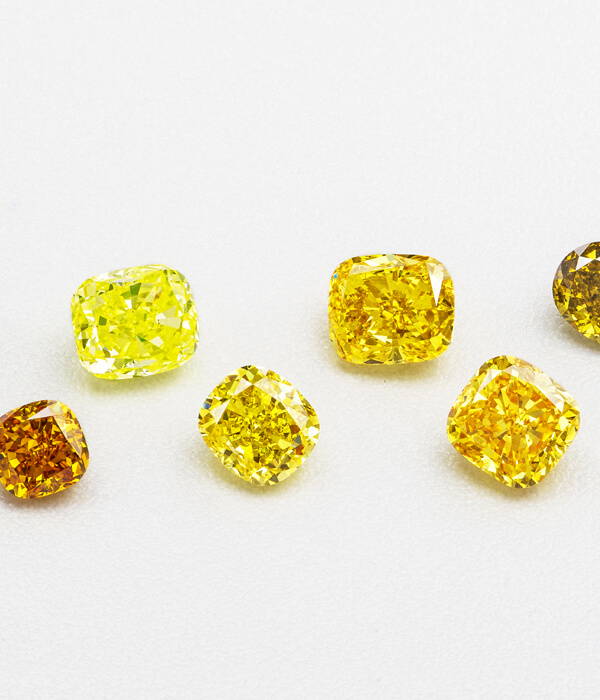 five yellow diamonds