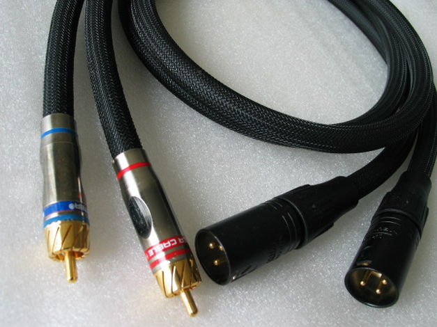 monster cable male XLR / RCA audiophile interconnect ca...