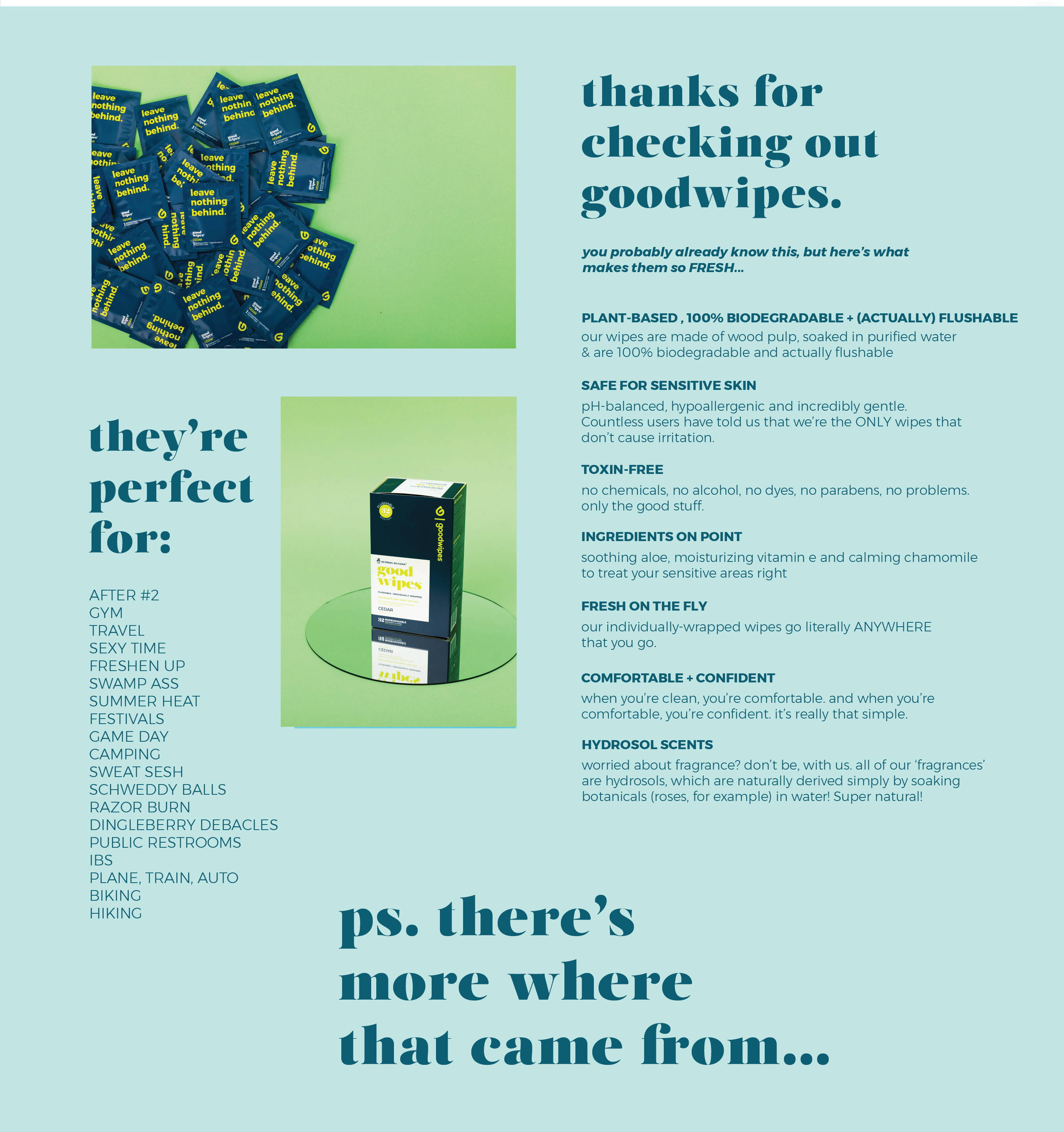 Goodwipes Body Wipes Attributes