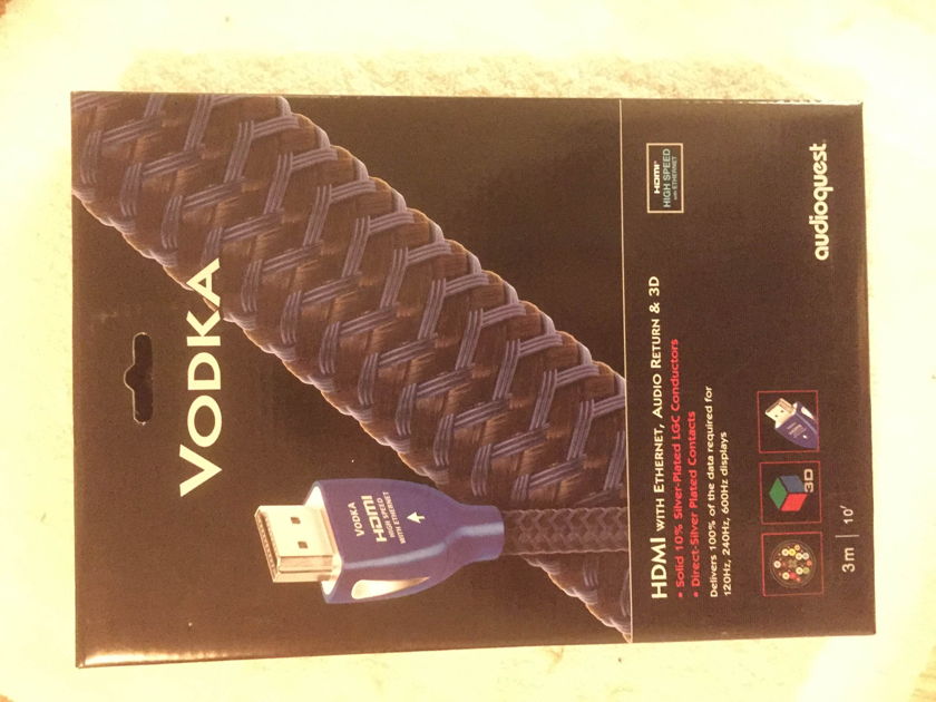 Audiogon VODKA HDMI Cable - (3) meter - BRAND NEW!
