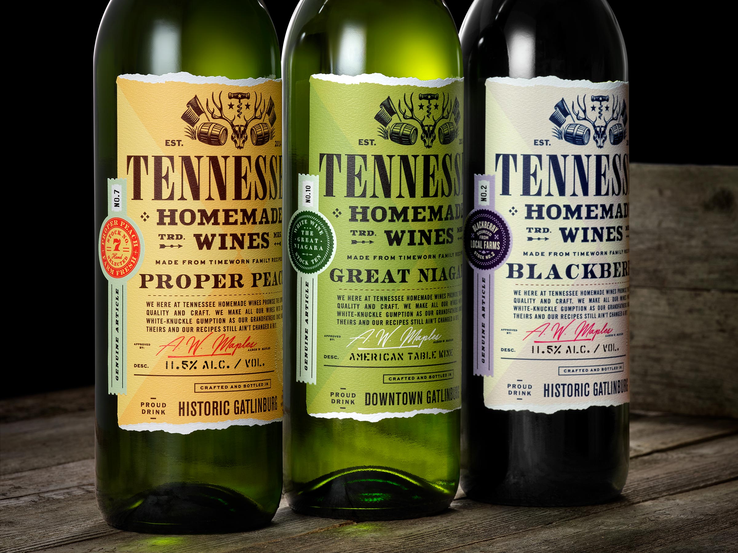 Tennessee Homemade Wines Brings A Fruity Note To Southern Grit Dieline Design, Branding