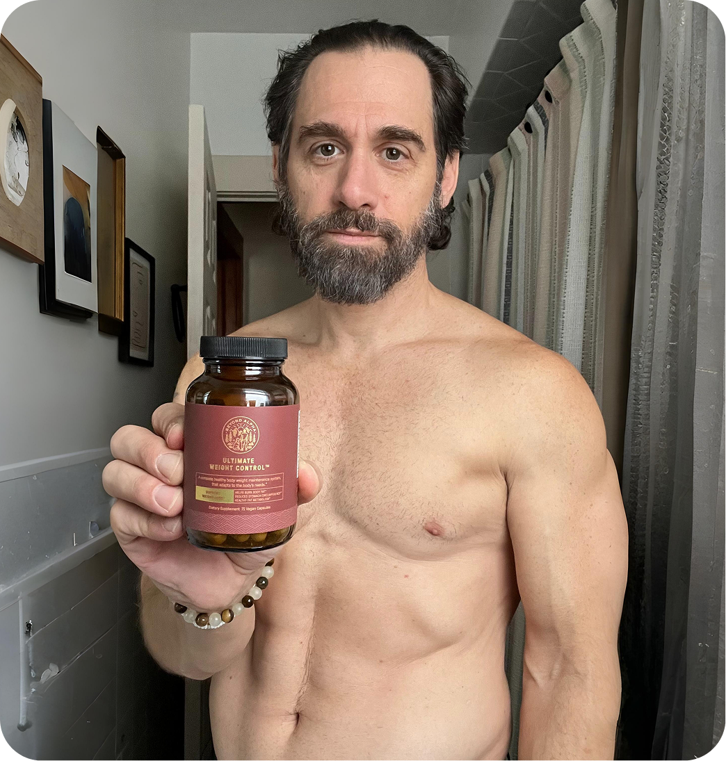 Customer holding Ultimate Weight Control